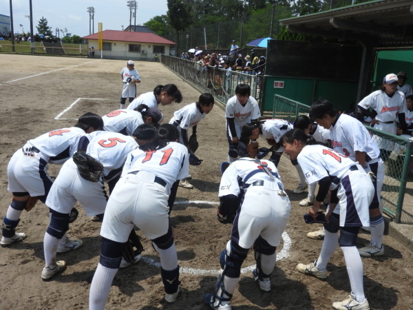 第67回石川県中学校ソフトボール大会　　代表決定戦の模様（門前　対　辰口　戦）３